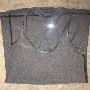 Black and white lulu tank